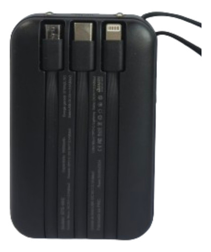 Power Bank 10.000mah Carregador Rápido Slim Portátil Bte-86e Cor Branco