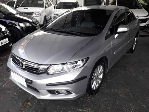 Honda Civic Lxr 2.0 Flex 2014 Prata Revisado