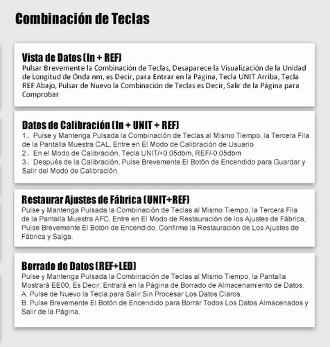 Medidor De Potencia Óptica Recargable De Alta Potencia
