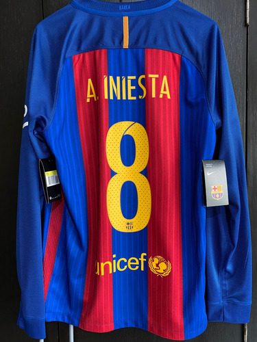 Jersey Barcelona 16/17 Andrés Iniesta (Usado)