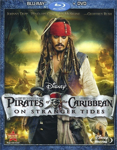 Blu-ray + Dvd Pirates Of The Caribbean Piratas Del Caribe 4
