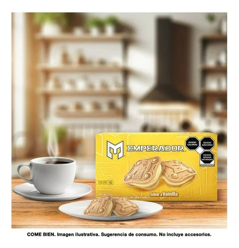 Gamesa Emperador Tipo Sándwich Sabor Vainilla 327 G