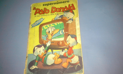 Pato Donald Comic Antiguo Supernumero 1957  Disney Revista