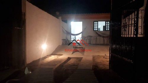 Casa Com 2 Dormitórios À Venda Por R$ 260.000,00 - Massaguaçu - Caraguatatuba/sp - Ca0553