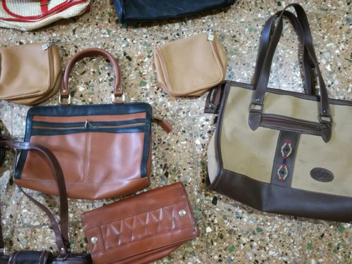 Remato Lote Valija Antigua Y Carteras