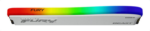 Memoria Ram Kingston Dimm Ddr4 8gb Fury Beast White Rgb