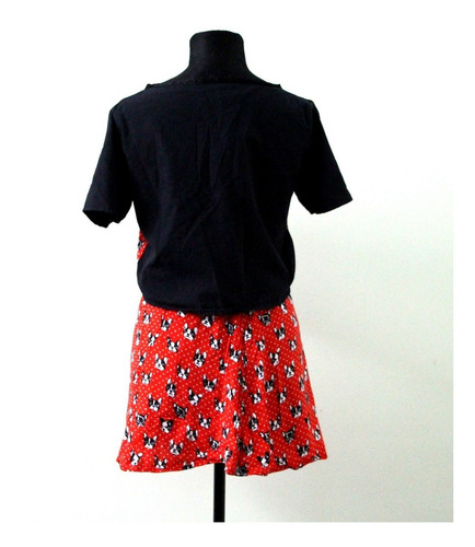 Conjunto Remera - Pollera Perritos Original - Envios