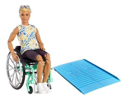 Imagem 3 de 6 de Ken Fashionista Cadeirante 167 Barbie Feita Para Mexer Ms