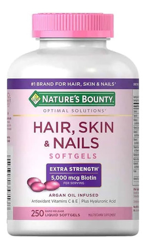 Hair Skin & Nails 250 Capsulas Sofgel