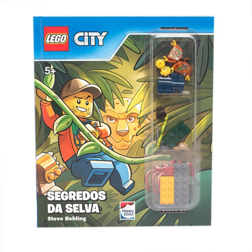 Lego City: Segredos da Selva, de Behling, Steve. Happy Books Editora Ltda., capa dura em português, 2018