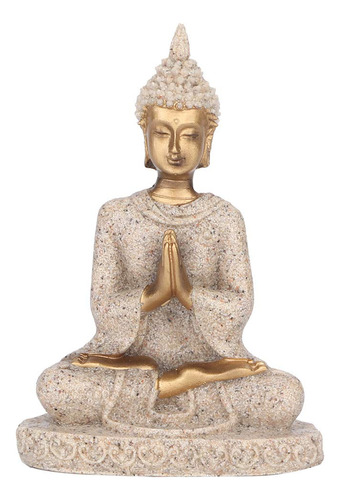 Keyren Estatua Buda Meditacion Sentada Figura Para Hogar