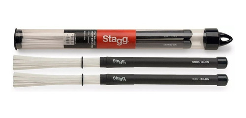 Escobillas Plásticas Stagg Modelo Sbru10-rn Mango Plástico