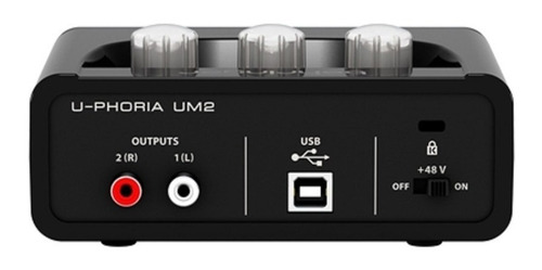 Interface De Audio Um2 Behringer Placa Usb 2x2 U-phoria