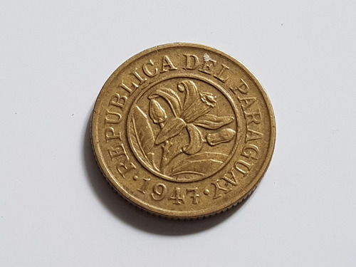 Monedas X 2 Paraguay 1947 10 Centimos Guaraní Lote X 2 (Usado)