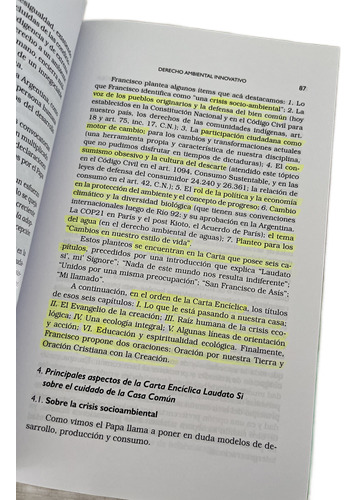 Derecho Ambiental Innovativo - Dino Bellorio Clabot (Usado)