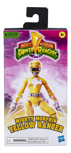 Mighty Morphin Power Rangers 30th Anniversary Yellow Ranger Hasbro