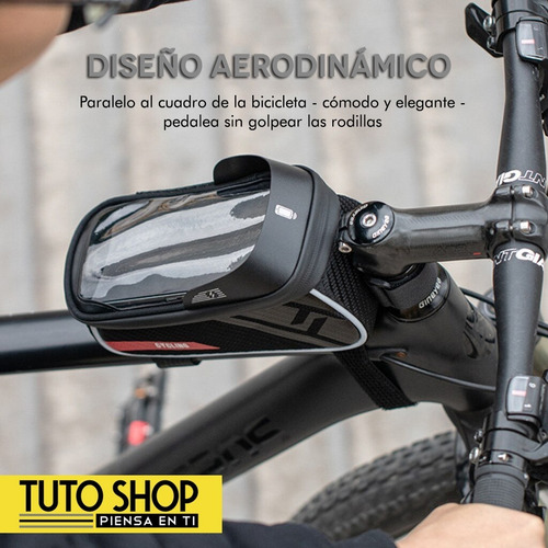 Bolso Para Bicicleta Impermeable Reflectante Gran Capacidad
