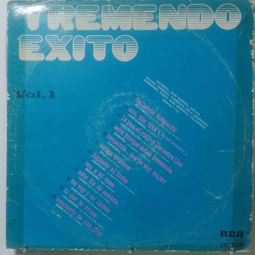 Lp Tremendo Exito Vol 1 Katunga Juan Gabriel Tomenta (Usado)