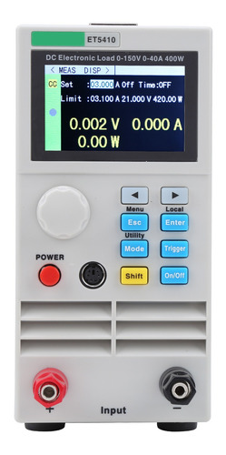 Prueba De Carga Electrónica Programable Et5410 400w 0-150v 0