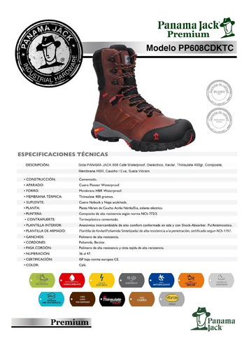 Imagen 8 de 9 de Bota, Botín, Zapato De Seguridad Panama Jack Premiun 608