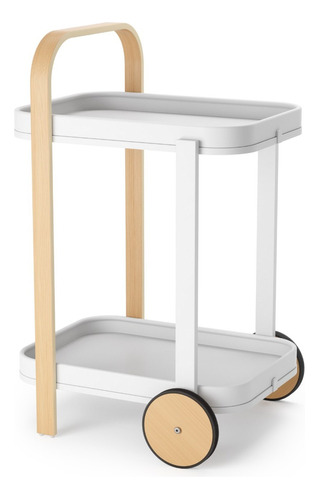 Carrito Mesa Blanco/madera Natural Bellwood Umbra