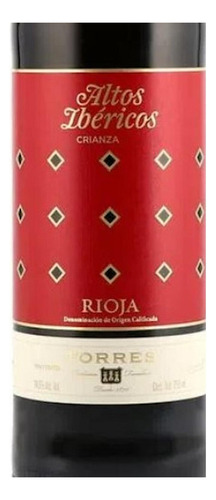 Vino Tinto Altos Ibéricos Crianza 750 Ml