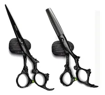 Comprar Black Dragon - Tijeras De Corte De Pelo Profesional De 6 Pulgadas, Mango De Dragón 440c, Tijeras De Adelgazamiento De Peluquería, Perfectas Para Barbero Y Uso Doméstico (juego De Tijeras)