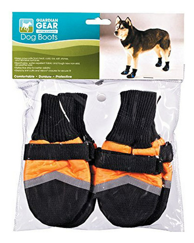 Botas Oxford Para Perros, Grandes, Naranjas Compatible Con  