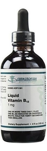 B12 Metilcobalamina Liquida 4 Fl Oz 1 Mg