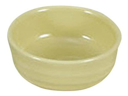 Set Of 10 Condiment Plate Yellow Glaze Flavor Pot 3.3 Cm