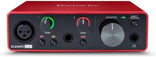 Imagen 4 de 7 de Interfaz Combo Focusrite Scarlett Solo 3era Generación