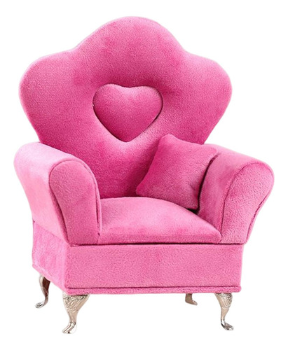 Sofá Sofá Joyero Escala 1/6 Muñecas Rosado Rosado