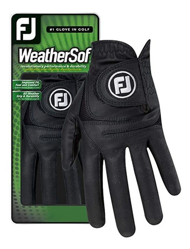 Guante De Golf Footjoy Weathersof Hombres (negro)