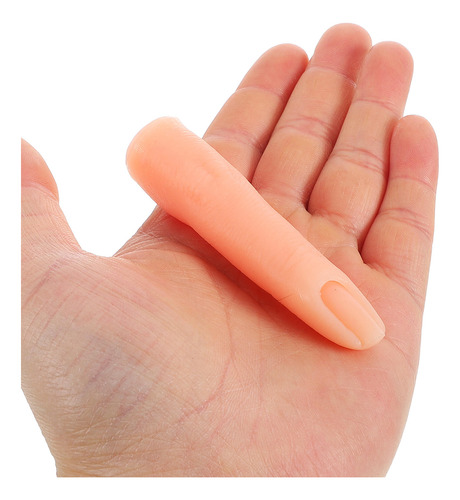 2 Dedos De Silicona Para Practicar Uñas Para Entrenamiento D