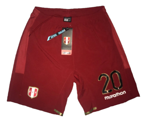 Short Marathon Rojo Y Blanco - Versión Jugador - Originales