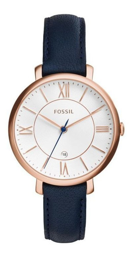 Reloj Fossil Correa Cuero Azul Es3843
