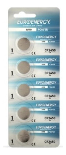 Pila Euroenergy CR2450 litio 3v blister 5 unidades