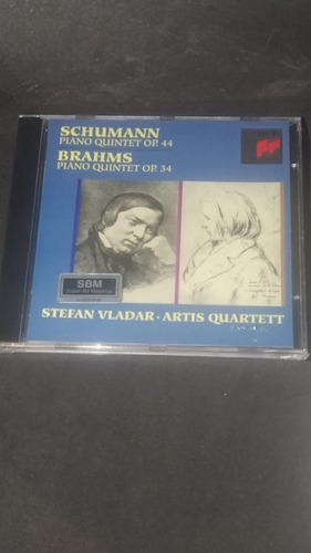 Cd Stefan Vladar Artis Quart. Schumann Piano Q. Supercultura