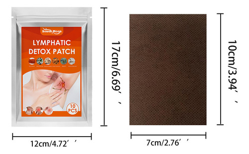 Adesivo De Desintoxicação Linfática Detox Lymph South Patch