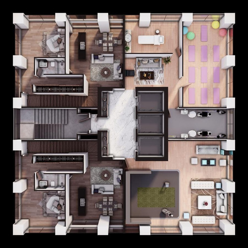 Imagen 25 de 30 de Departamentos En Preventa Selenite En Av. Atlixcayotl Frente A La Vista