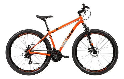 Bicicleta Mtb Caloi Two Niner Alloy Aro 29 - Sunrun - 2021 Cor Laranja Tamanho do quadro 17