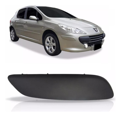 Moldura Aplique Parachoque Peugeot 307 2007 A 2010 Direito