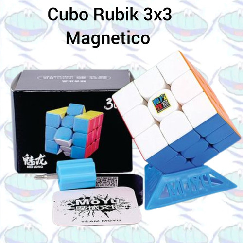 Cubo Rubik 3x3 Magnético De Velocidad / Juguete Didáctico 