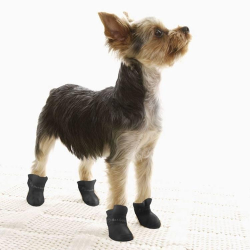 Imagen 7 de 7 de Botas Impermeables En Silicona Para Perros Pequeños