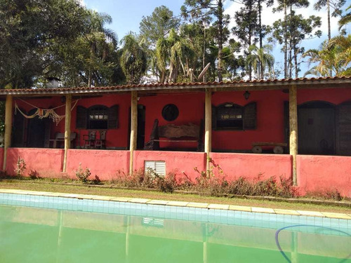 Chácara Com 25 Mil Metros Casa Sede 6 Cômodos Casa Caseiro.
