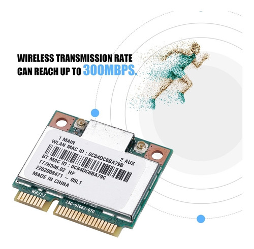 Red De Doble Banda 2.4g/5ghz Ar5b22 300mbps Bluetooth 4.0