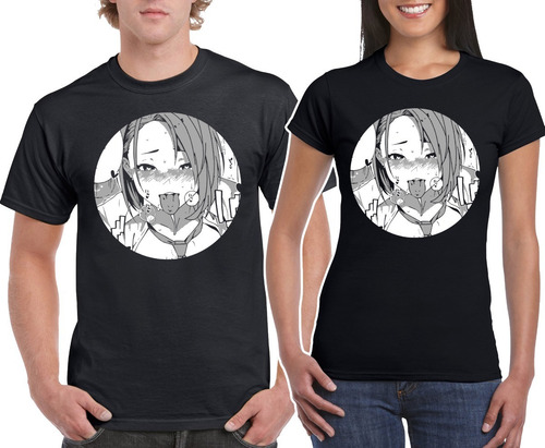 Playera Anime School Girl Hentai Sexy Face Ahegao Geek A2364