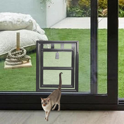 Puerta Mosquitera Para Gatos Con Solapa De Apertura,