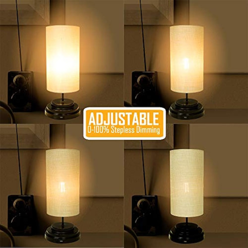 Lámparas De Mesa De Noche Lámpara De Mesa Táctil Aultra Led