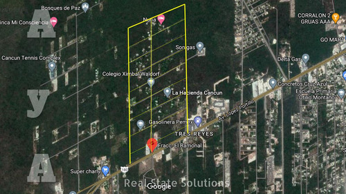 Terreno Ecológico En Venta, 3,000 M2, Fracc. El Ramonal, Carretera Cancún-mérida